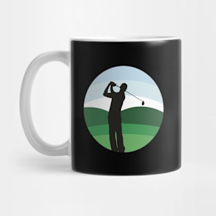 Golf Flat Illustration Mug